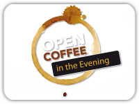 Open Coffee in the Evening