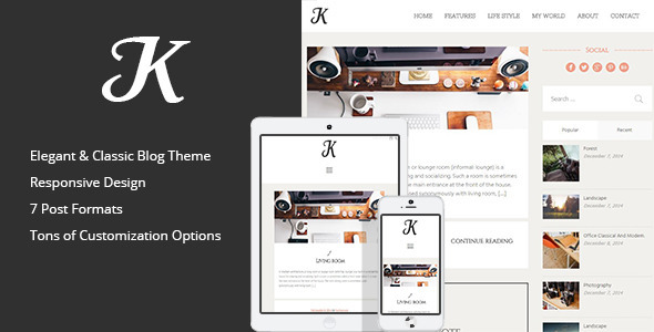 k theme wordpress