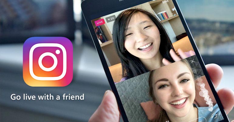 go live with friends instagram