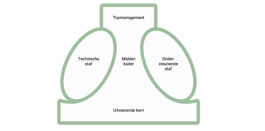 Figuur 1: Basisonderdelen organisatiestructuur